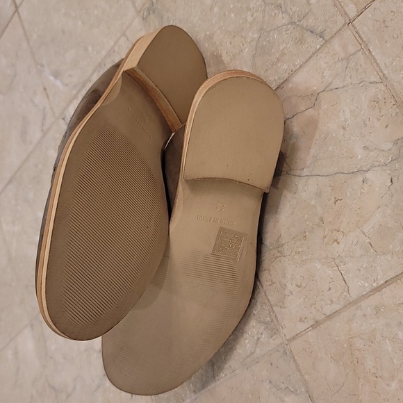 Sundance Olive Green Embroidered Leather Mule Slip-On Shoes - Size 36 = 5 1/2 - Picture 7 of 9